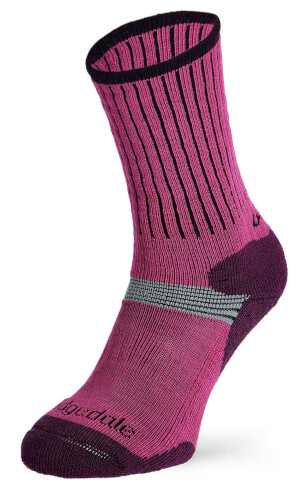 Damskie skarpety narciarskie Ski Cross Country Merino Performance Boot berry/plum Bridgedale