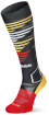 Męskie skarpety narciarskie Ski Light Merino Performance Pattern graphite/red Bridgedale