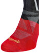 Męskie skarpety narciarskie Ski Light Merino Performance Pattern graphite/red Bridgedale