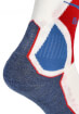 Męskie skarpety narciarskie Ski Mid Merino Endurance Pattern white/blue Bridgedale