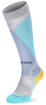 Damskie skarpety narciarskie Ski Midweight Merino Performance Pattern lilac/blue Bridgedale