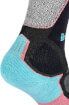 Damskie skarpety narciarskie Ski Midweight Merino Performance Pattern black/coral Bridgedale