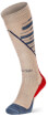 Męskie skarpety narciarskie Ski Midweight+ Merino Performance sand/blue Bridgedale