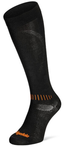 Męskie skarpety narciarskie Ski Race black/orange Bridgedale