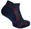 Męskie skarpety trekkingowe Ultra Light T2 Merino Performance Low navy/red Bridgedale