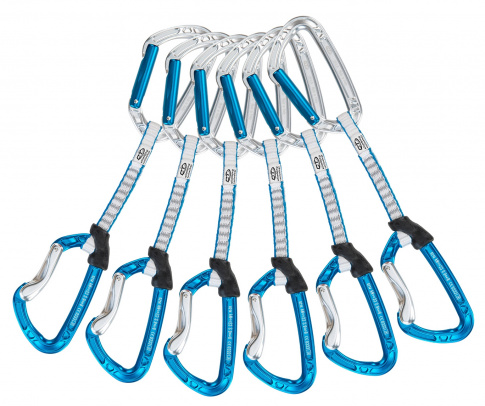 Zestaw ekspresów Aerial Pro Set Dyneema 12cm x6 biały/niebieski Climbing Technology