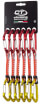 Zestaw ekspresów Fly Weight Evo Set 12cm x6 red/gold Climbing Technology