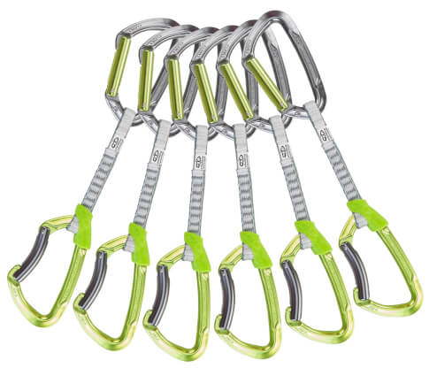 Zestaw ekspresów Lime Set Dyneema 12cm x6 anodized Climbing Technology