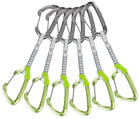 Zestaw ekspresów Lime-W Set Dyneema 12cm x6 anodized Climbing Technology