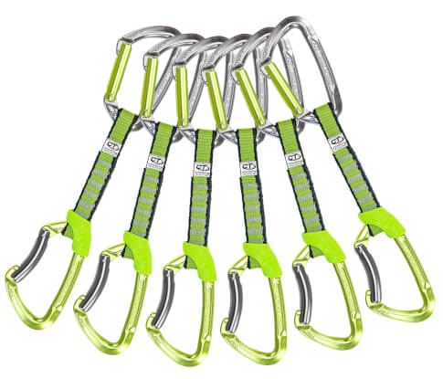 Zestaw ekspresów Lime Set NY 12cm x6 anodized Climbing Technology