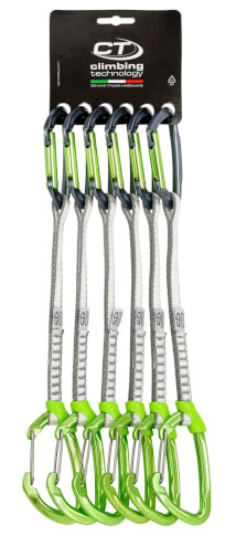 Zestaw ekspresów Lime-M Set Dyneema 22cm x6 anodized Climbing Technology