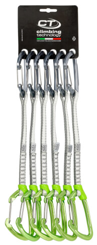 Zestaw ekspresów Lime-W Set Dyneema 22cm x6 anodized Climbing Technology