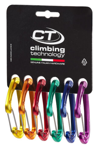 Zestaw drucianych karabinków Fly Weight Evo 6-Pack Climbing Technology