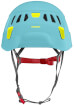 Kask na via ferraty Moon light blue/lime Climbing Technology