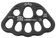 Płytka stanowiskowa Cheese Plate L black Climbing Technology