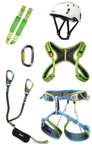 Zestaw Via Ferrata Webee + Chest Pail Set S Ocun