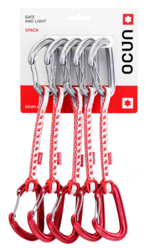 Ekspresy wspinaczkowe Kestrel QD DYN 8 15cm 5-pack red Ocun