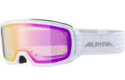 Gogle narciarskie M40 Nakiska white szkło HM pink Alpina