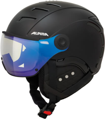 Kask narciarski z wizjerem Jump 2.0 JV VM black matt 61-64 Alpina