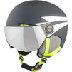 Dziecięcy kask narciarski z wizjerem Zupo Visor charcoal-neon matt Alpina