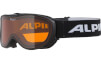 Wytrzymałe gogle narciarskie M40 Challenge 2.0 DH black-black szkło DLH S2 Alpina