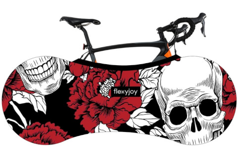 Podróżny pokrowiec rowerowy rose skull Flexyjoy
