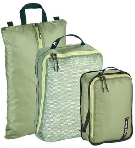 Podróżny zestaw pokrowców na odzież Pack It Essentials Set green Eagle Creek
