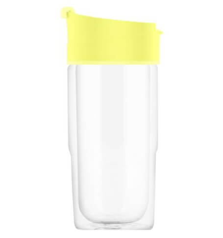 Szklany kubek termiczny Nova Mug lemon 0,37 SIGG