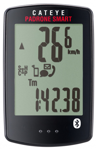 Licznik rowerowy Padrone Smart CC-PA500B + czujnik prędkości/kadencji + czujnik pulsu Cateye