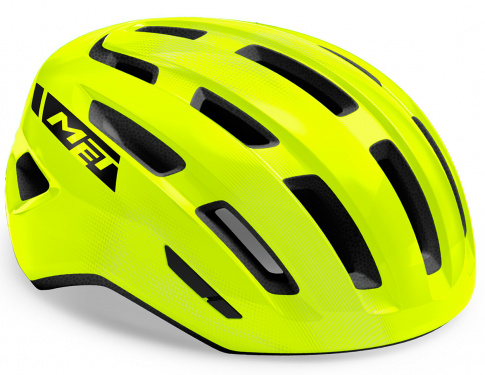 Kask rowerowy Miles Mips żółty połysk MET