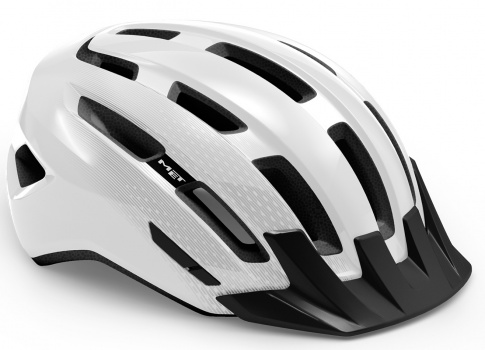 Kask rowerowy Downtown biały połysk MET 