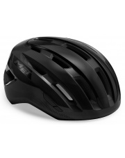 Kask rowerowy Miles czarny połysk MET