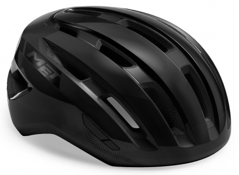 Kask rowerowy Miles czarny połysk MET