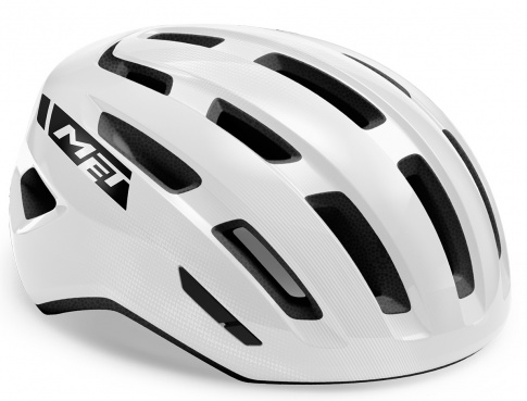 Kask rowerowy Miles biały połysk MET