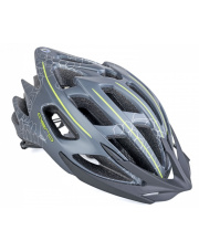 Kask rowerowy Aero X8 szaro-żółty fluo mat Author