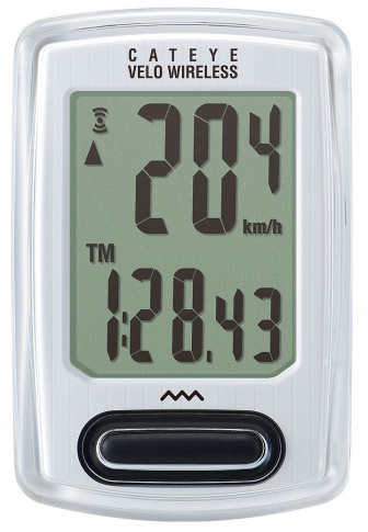 Licznik rowerowy Velo Wireless CC-VT230W biały Cateye