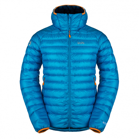 Puchowa kurtka zimowa męska Lofer Jkt greek blue Zajo