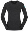 Bluzka termoaktywna Elsa Merino W T-shirt LS black Zajo