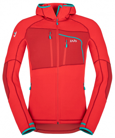 Bluza polarowa męska Glacier Jkt racing red Zajo