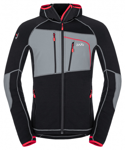 Bluza polarowa męska Glacier Jkt black Zajo
