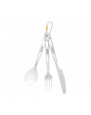 Zestaw sztućców turystycznych Stainless Steel Cutlery Set Zajo