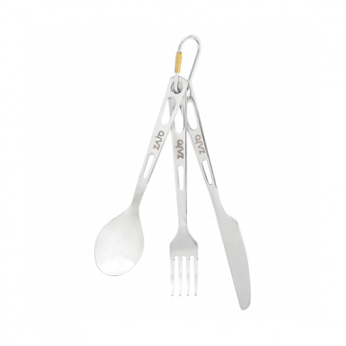 Zestaw sztućców turystycznych Stainless Steel Cutlery Set Zajo