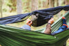 Lesovik hamak z moskitierą Draka treetop green