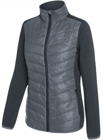 Ocieplana kurtka trekkingowa damska Becky Pro Primaloft Lady grey Viking