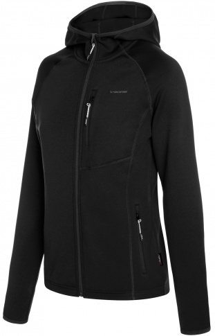 Damska bluza polarowa Jukon Hoodie Lady black Viking