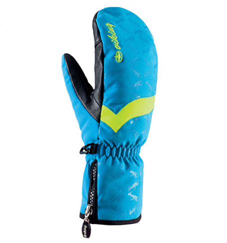 Jednopalczaste damskie rękawice narciarskie Escova mitten blue Viking