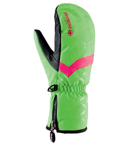 Jednopalczaste damskie rękawice narciarskie Escova mitten green Viking