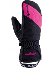 Damskie rękawice sportowe Sherpa GTX Mitten black-pink Viking