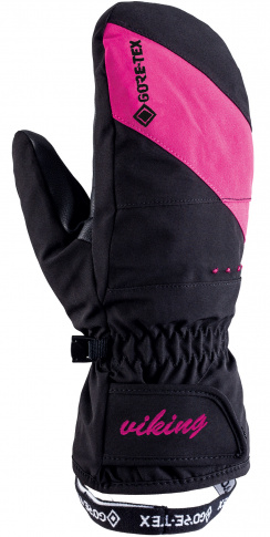 Damskie rękawice sportowe Sherpa GTX Mitten black-pink Viking