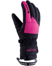 Damskie rękawice sportowe Sherpa GTX black-pink Viking